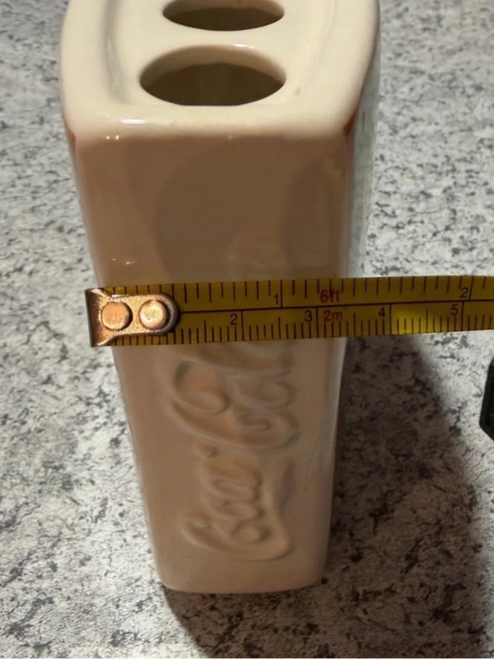 Vintage Coca-Cola Ceramic Toothbrush Holder | 